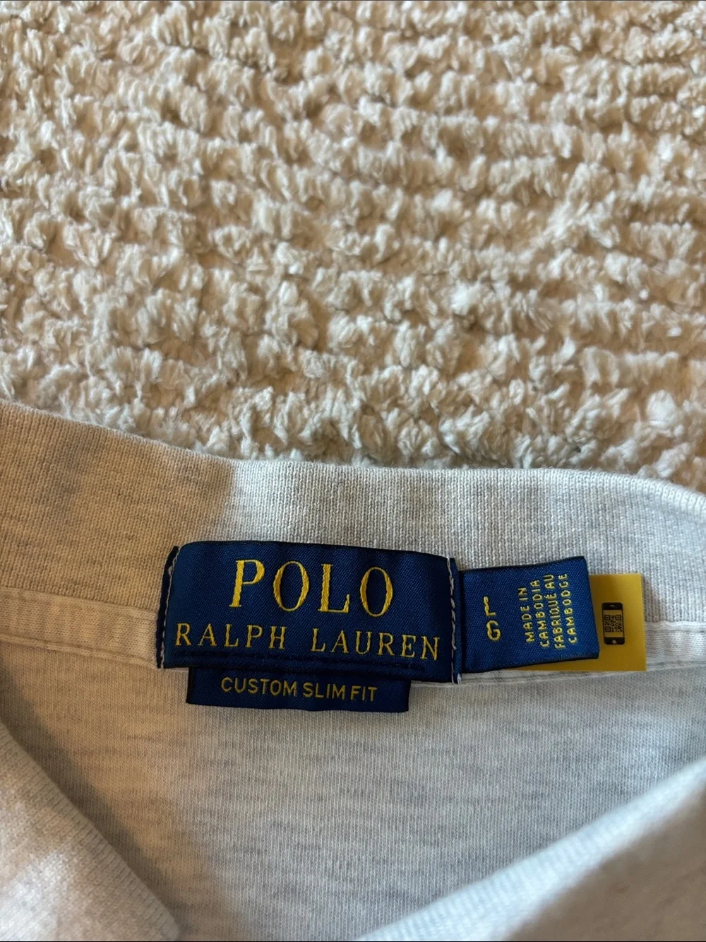 Polo by Ralph Lauren Heather Gray Short Sleeve Polo with Pony Logo